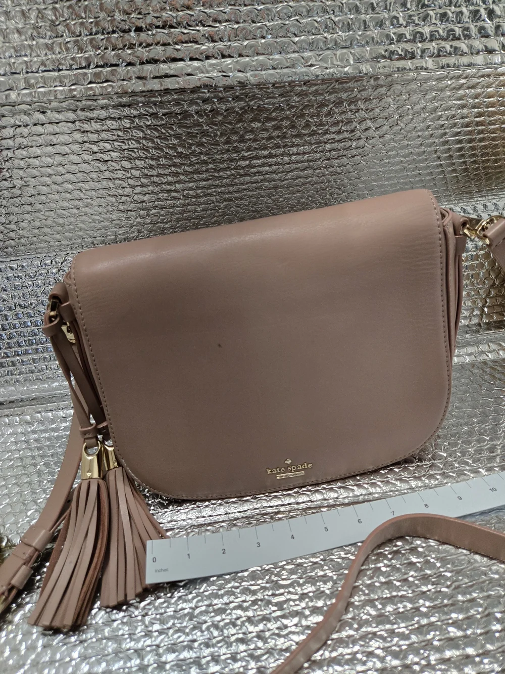 kate spade Dusty Pink Leather Crossbody Bag